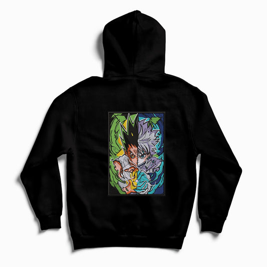 Hunter x Hunter felpa/tshirt con ricamo fronte-retro